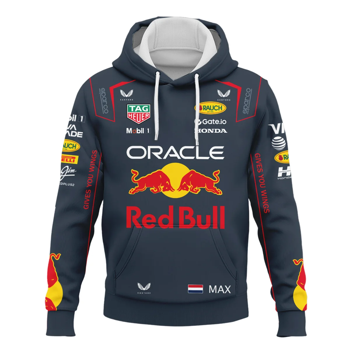 2025 Max Verstappen Racing Suit Red Bull Racing F1 Hoodie BLVAMV281125A2HD - Image 2