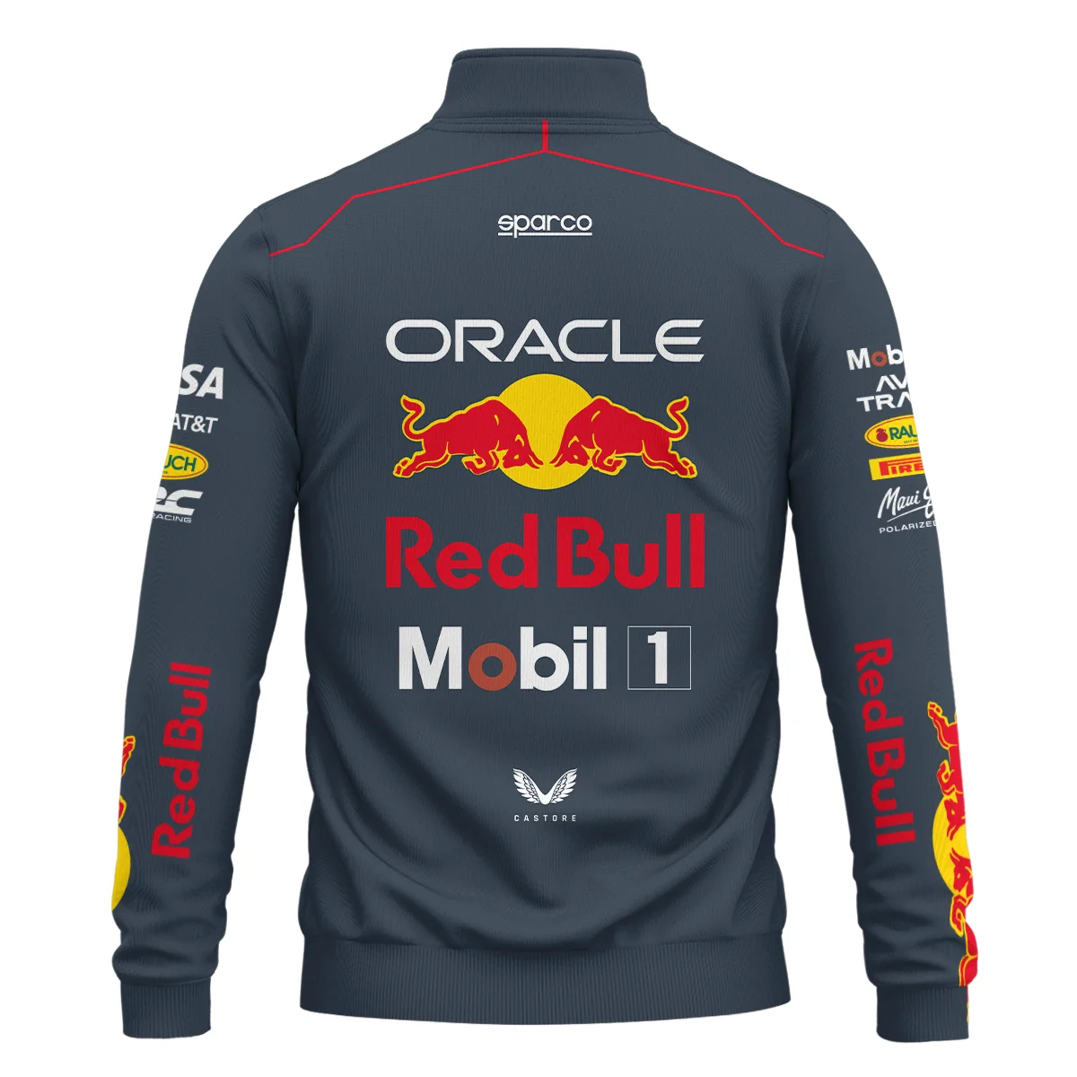 2025 Max Verstappen Racing Suit Red Bull Racing F1 Quarter-Zip Sweatshirt BLVAMV281125A2QZS - Image 3