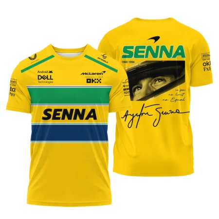Ayrton Senna x McLaren T-Shirt For Fans - Trackside Outfit