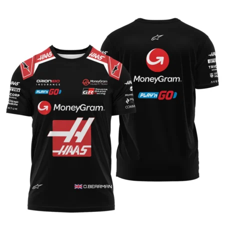 2025 OB87 Race Suit Haas F1 Team - T-Shirt BLOB151125A1TS - Formula Racing Apparel