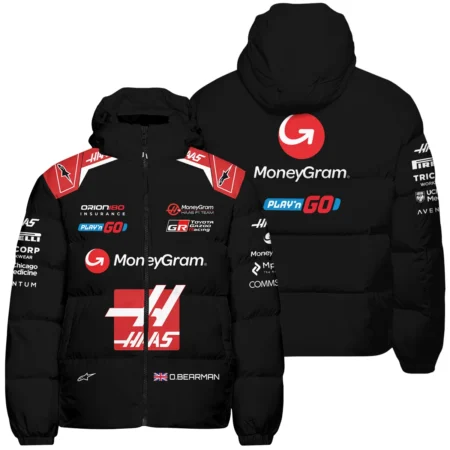 2025 Oliver Bearman Race Suit Haas F1 Team - Down & Puffer Jackets BLOB151125A1HCJ - Race Day Design