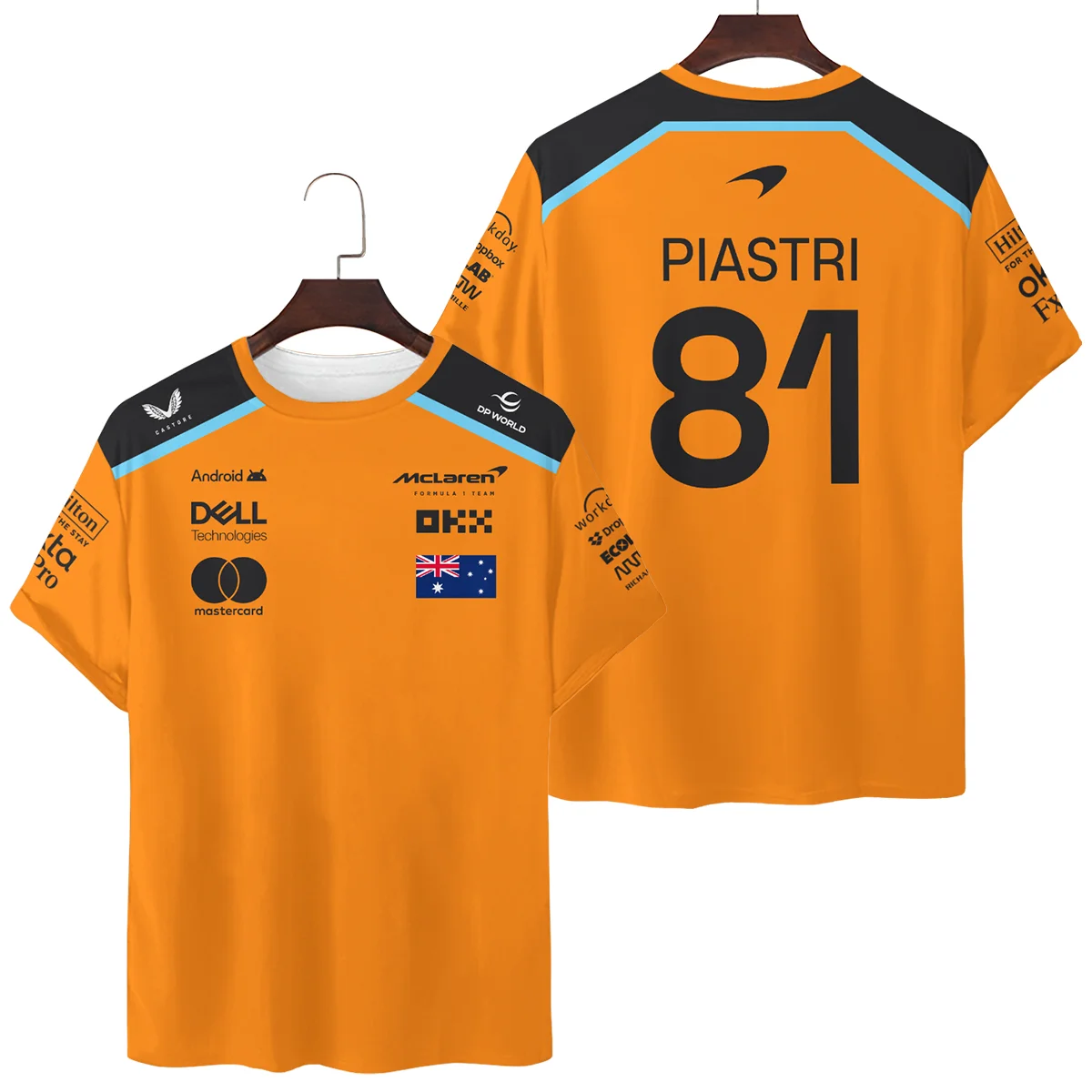 2025 McLaren Papaya Unisex T-Shirt BLF120625A3TS - Race Day Outfit