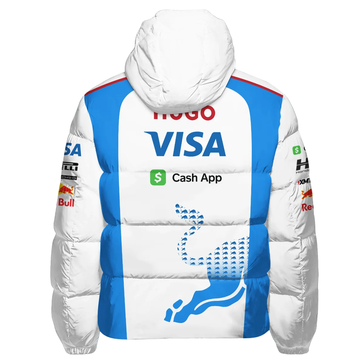 2025 Racing Bulls F1 Team Suit Down & Puffer Jackets BLVA110725A01RCBHCJ - Image 3