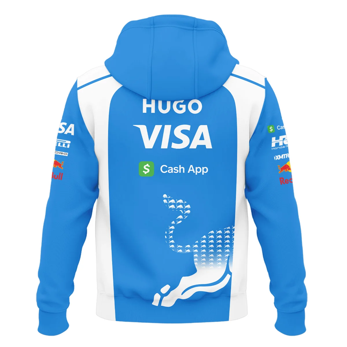 2025 Racing Bulls F1 Team Suit Hoodie BLVA110725A02RCBHD - Image 3