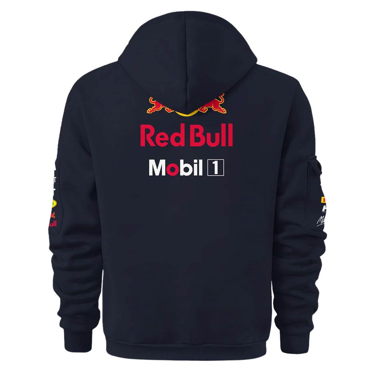 2025 Red Bull Racing F1 Logo Hoodie Half Zip BLRBR10525A23HZ - Image 3