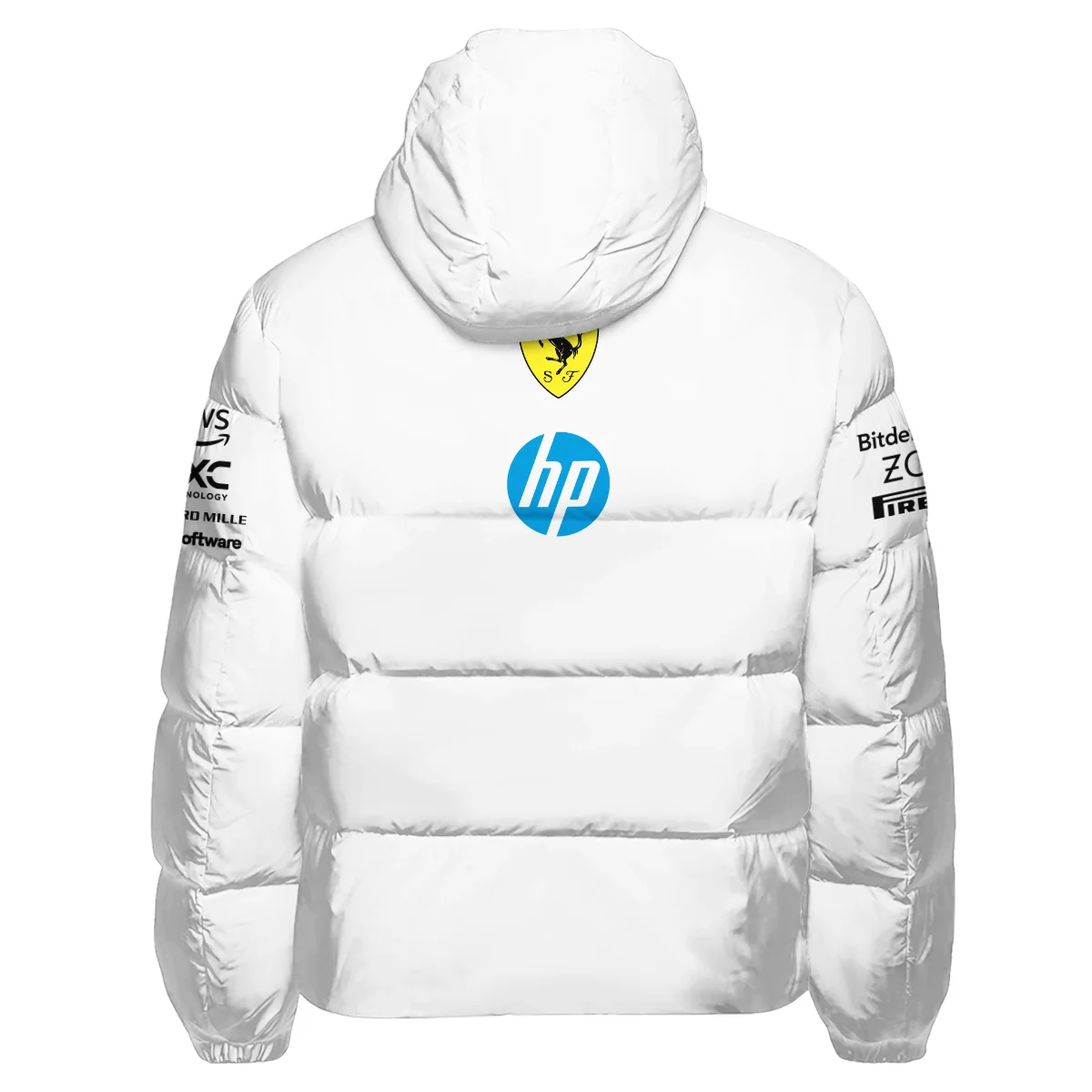 2025 Scuderia Ferrari F1 Edition Down & Puffer Jackets BLFRR4625A2HCJ - Image 3