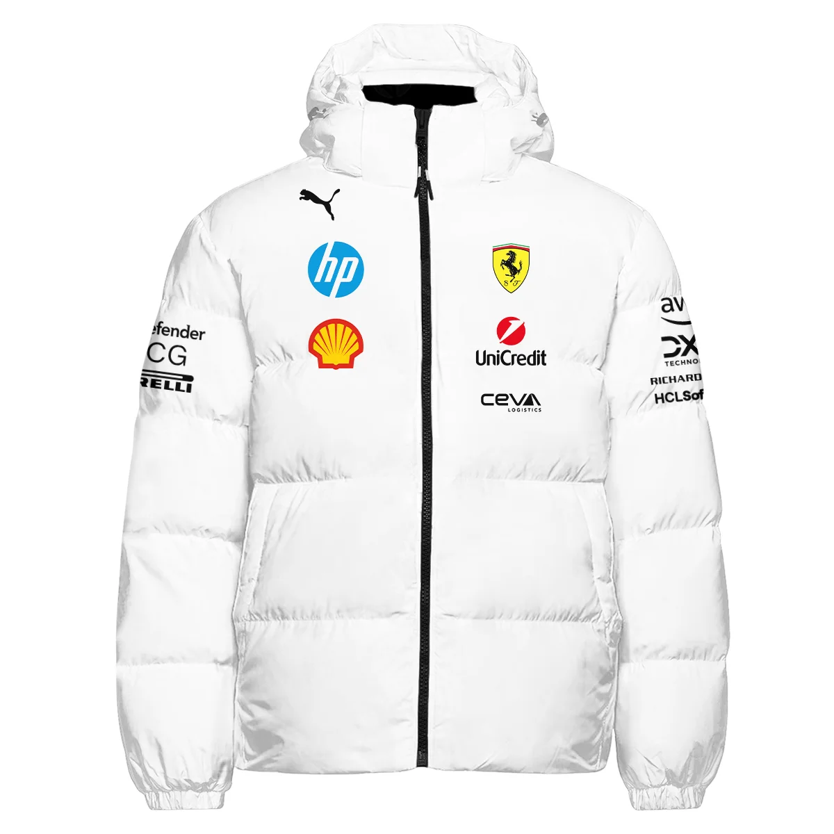 2025 Scuderia Ferrari F1 Edition Down & Puffer Jackets BLFRR4625A2HCJ - Image 2