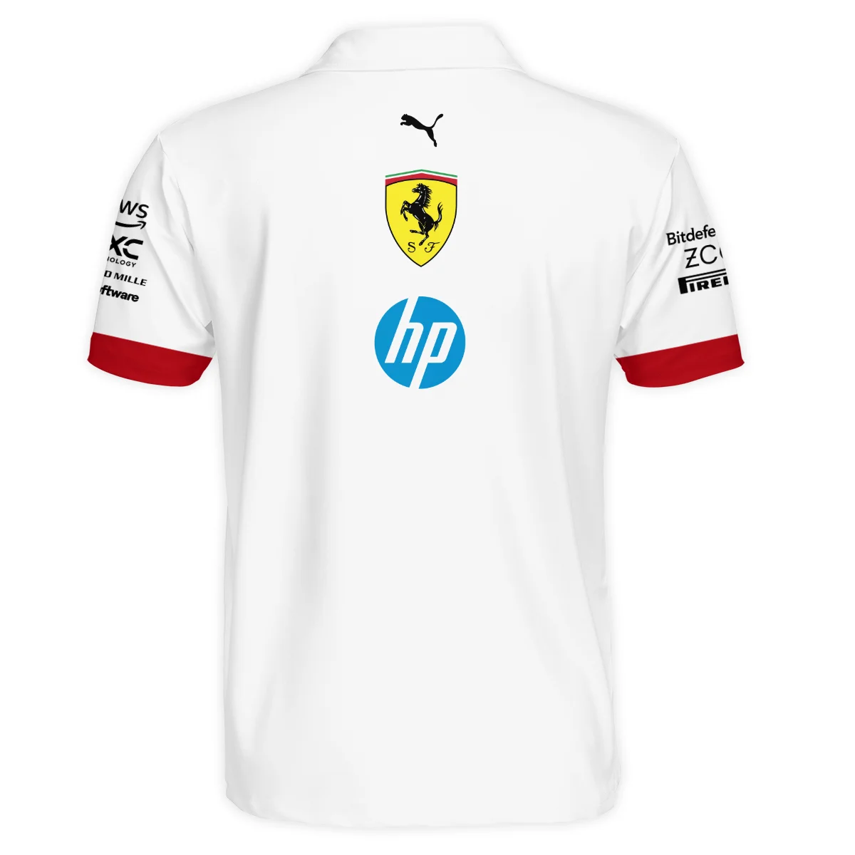 2025 Scuderia Ferrari F1 Edition Polo Shirt BLFRR4625A2PL - Image 3