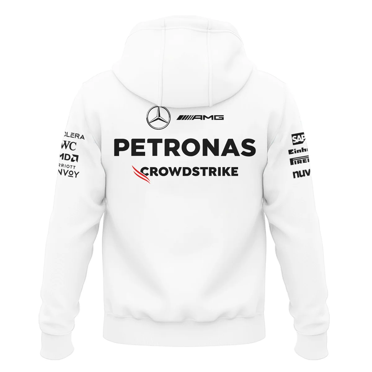 2025 Team Mercedes-AMG Petronas F1 Logo Hoodie BLMER6525A2HD - Image 3