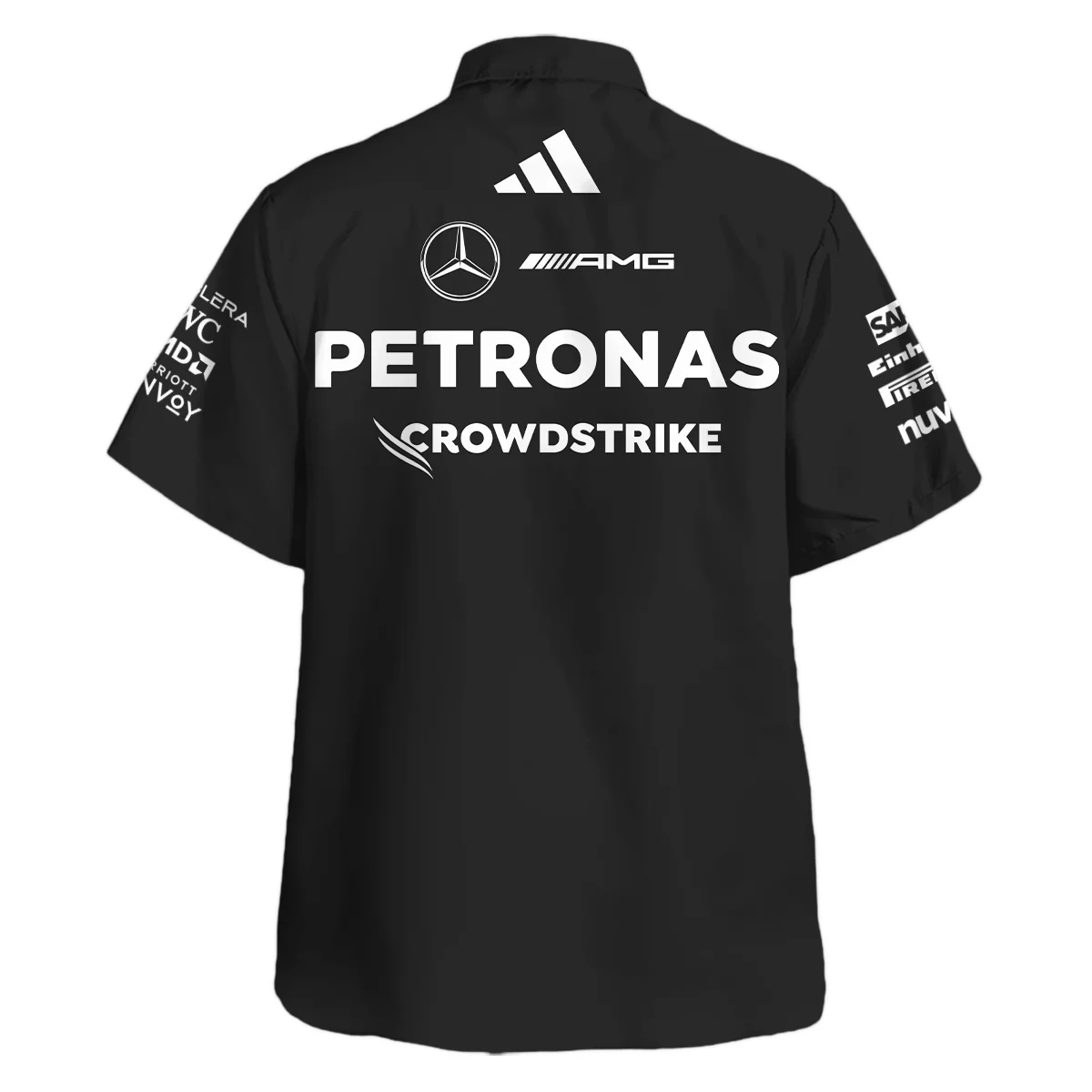 2025 Team Mercedes-AMG Petronas F1 Hawaiian Shirt All Over Prints BLMER6525A1HW - Image 3
