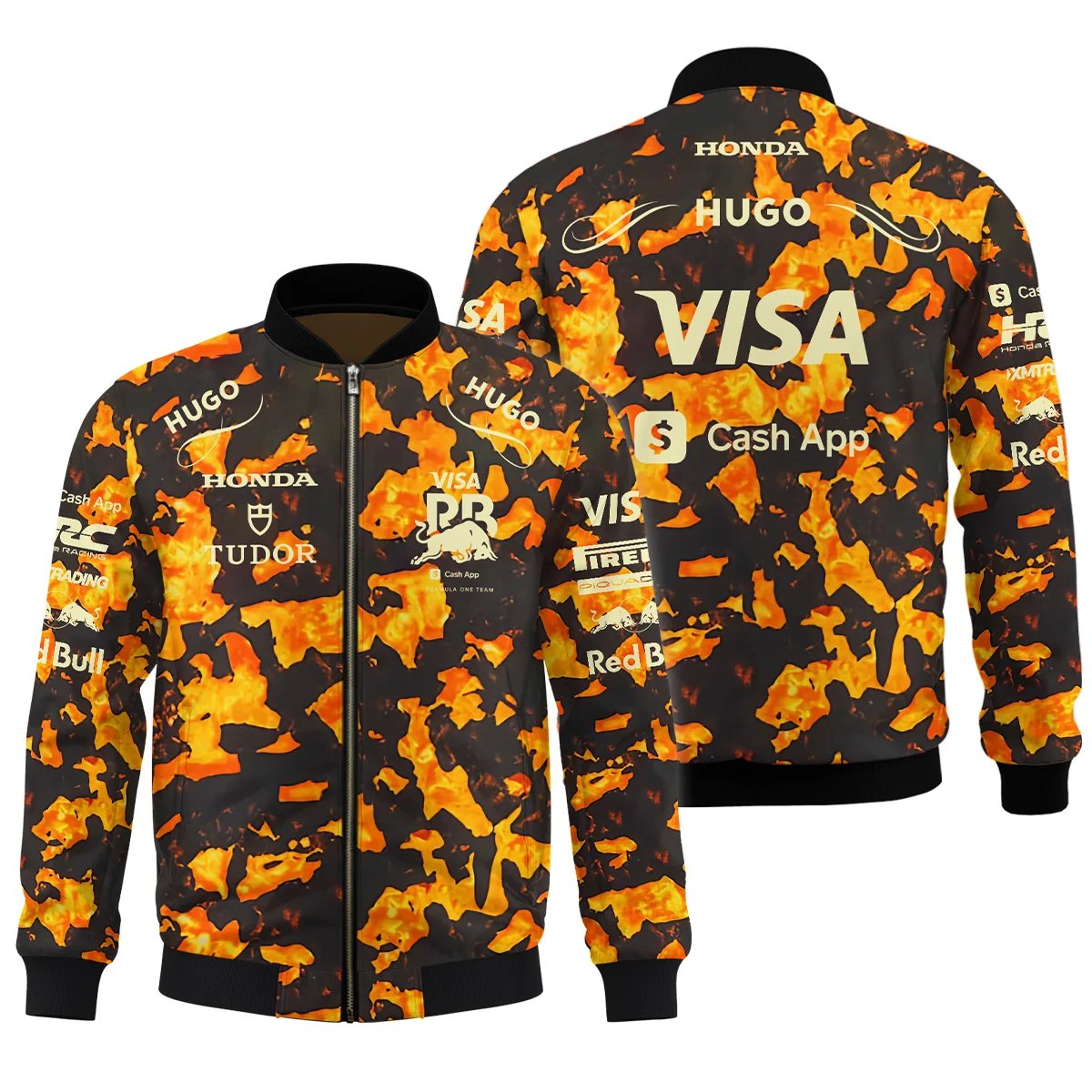 2025 United States GP Racing Bulls F1 Bomber BLVARCB281125AGPBB - Formula Racing Apparel