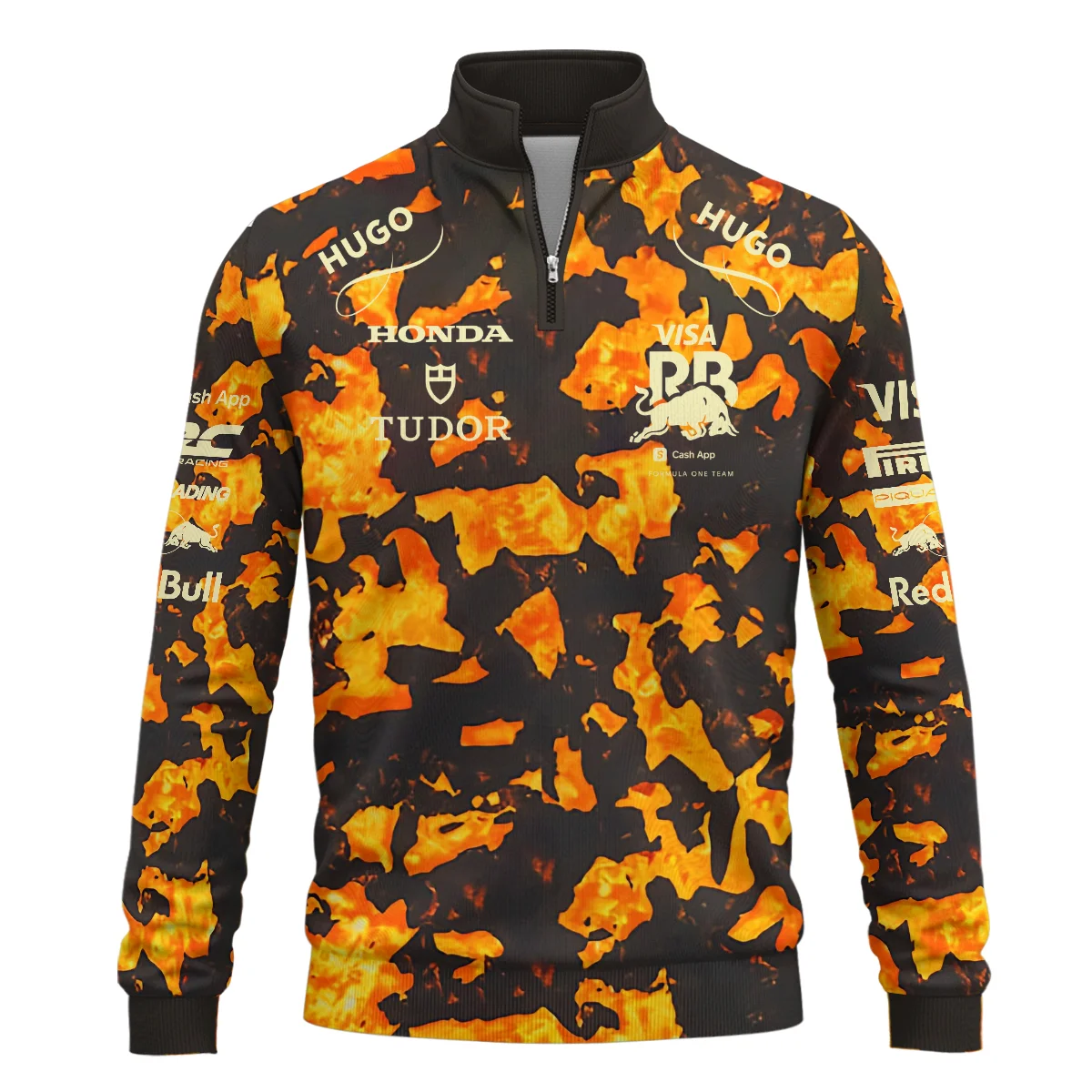 2025 United States GP Racing Bulls F1 Quarter-Zip Sweatshirt BLVARCB281125AGPQZS - Image 2