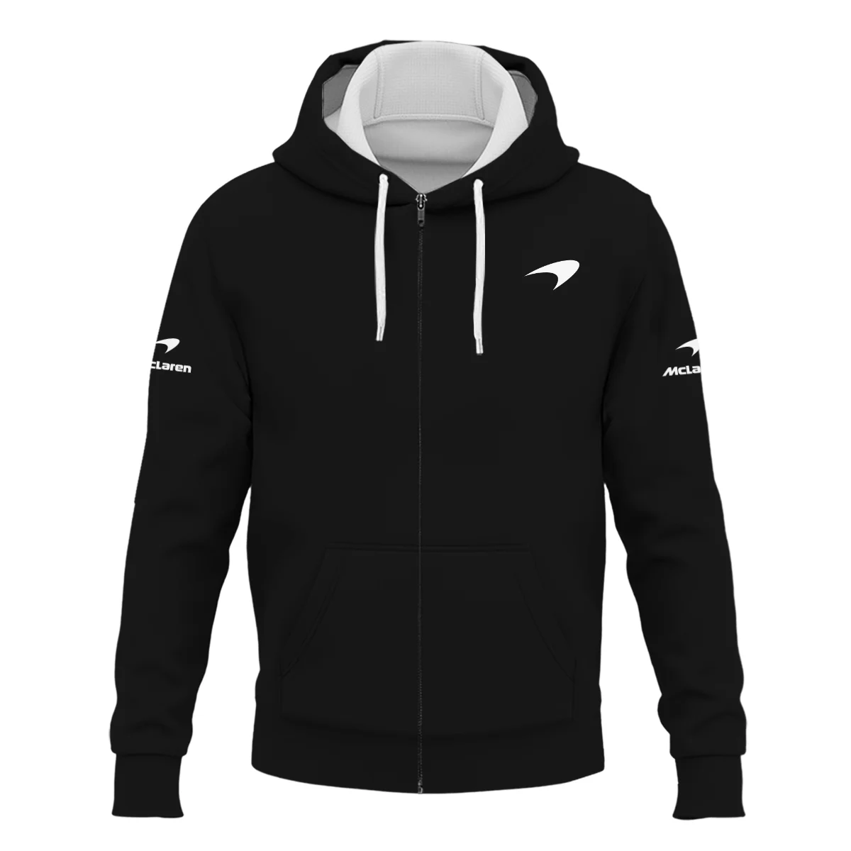 2025 WDC Lando Norris McLaren F1 Team Zipper Hoodie BLNRWDCA5ZHD - Image 2