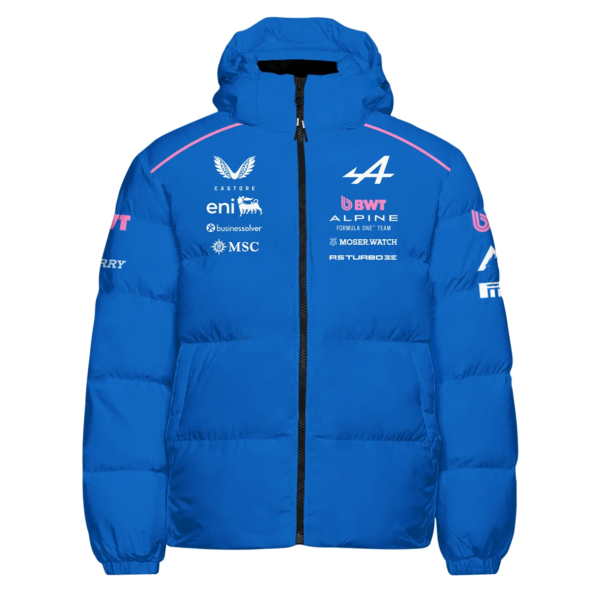 2026 Alpine F1 Teamwear Down & Puffer Jackets BLVAALP020226A01HCJ - Image 2