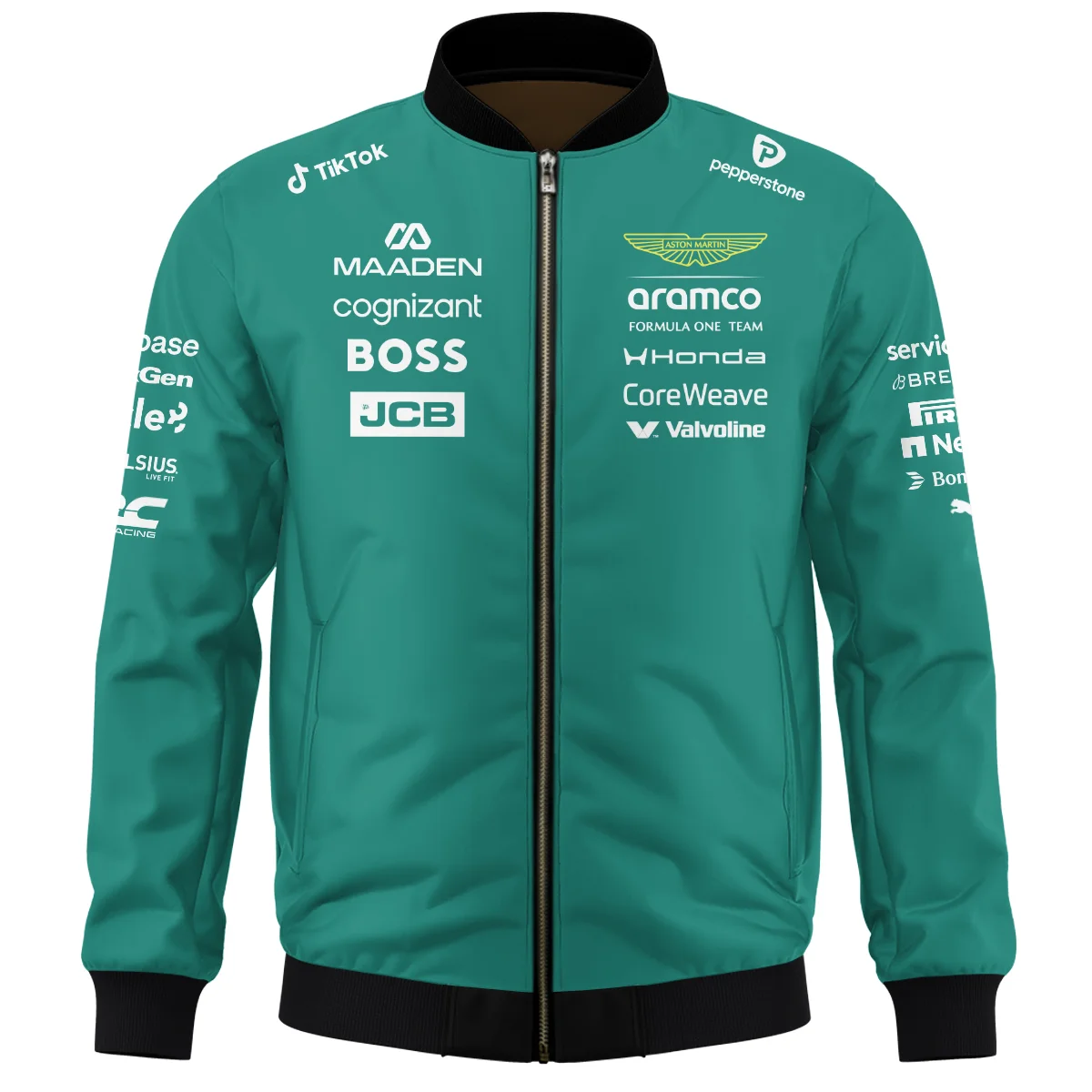 2026 Aston Martin F1 Teamwear Bomber BLVAAM12226A1BB - Image 2