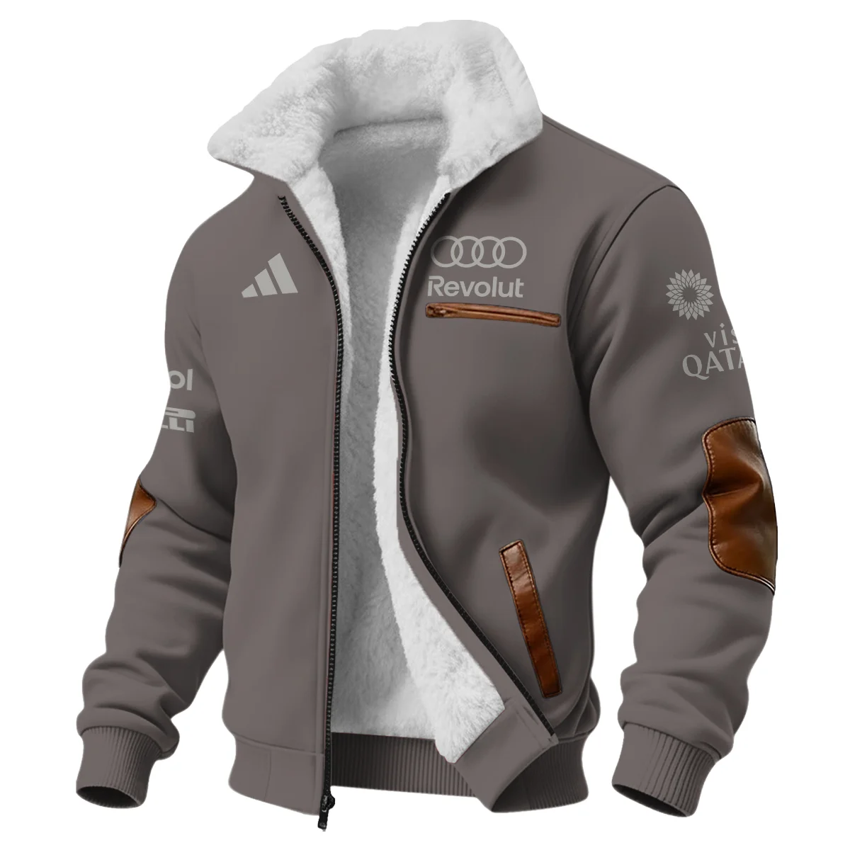 2026 Audi F1 Teamwear For Fans Fleece Jacket BLVAAUDI230125A03FJ - Image 2