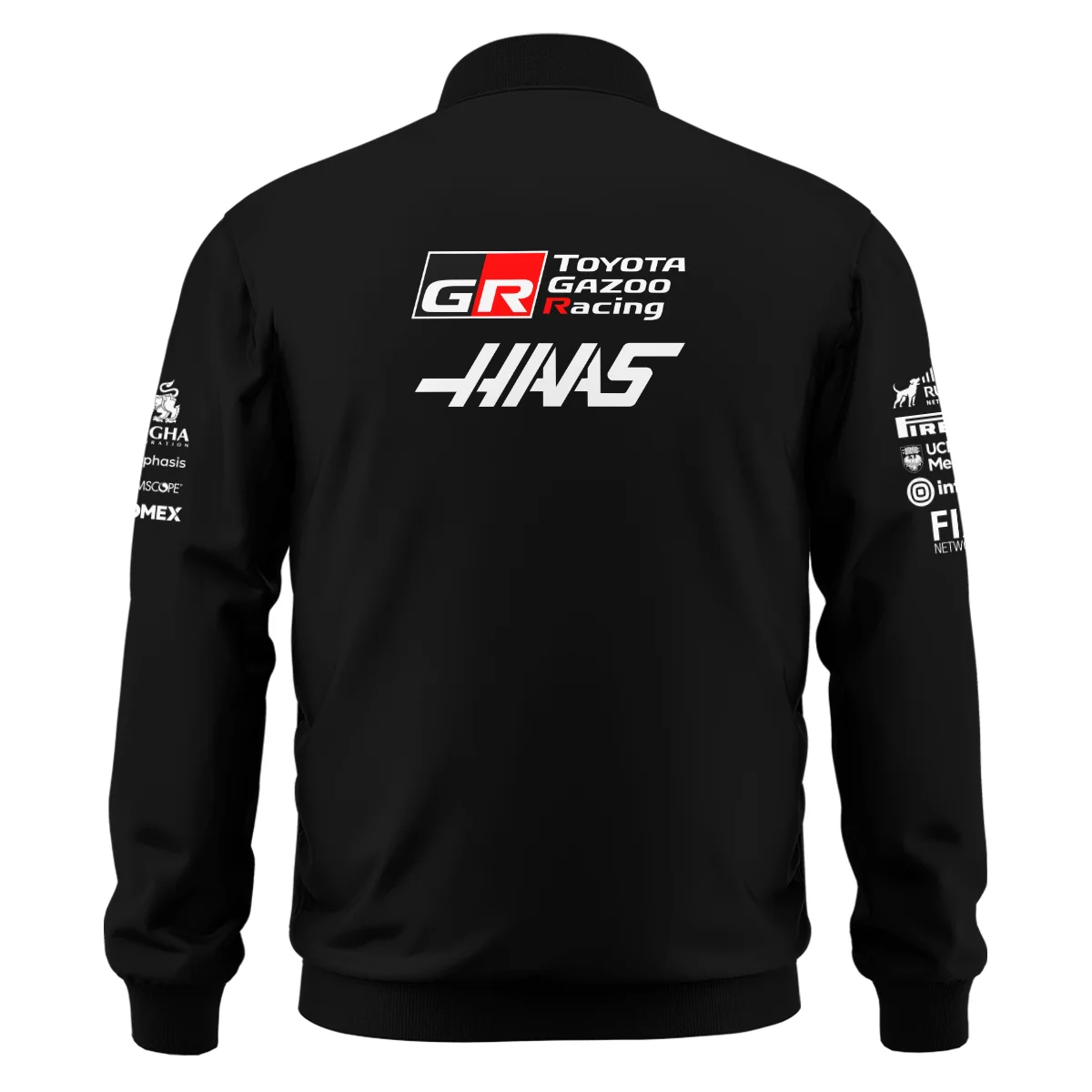 2026 Haas F1 Teamwear Bomber BLVAHAAS9226A1BB - Black - Image 3