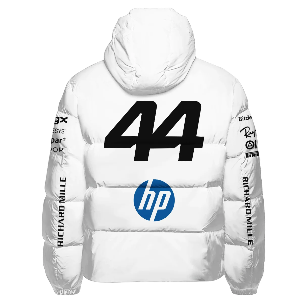 2026 Hamilton 44 Ferrari F1 Teamwear Down & Puffer Jackets BLVAFRR2226A4HCJ - Image 3