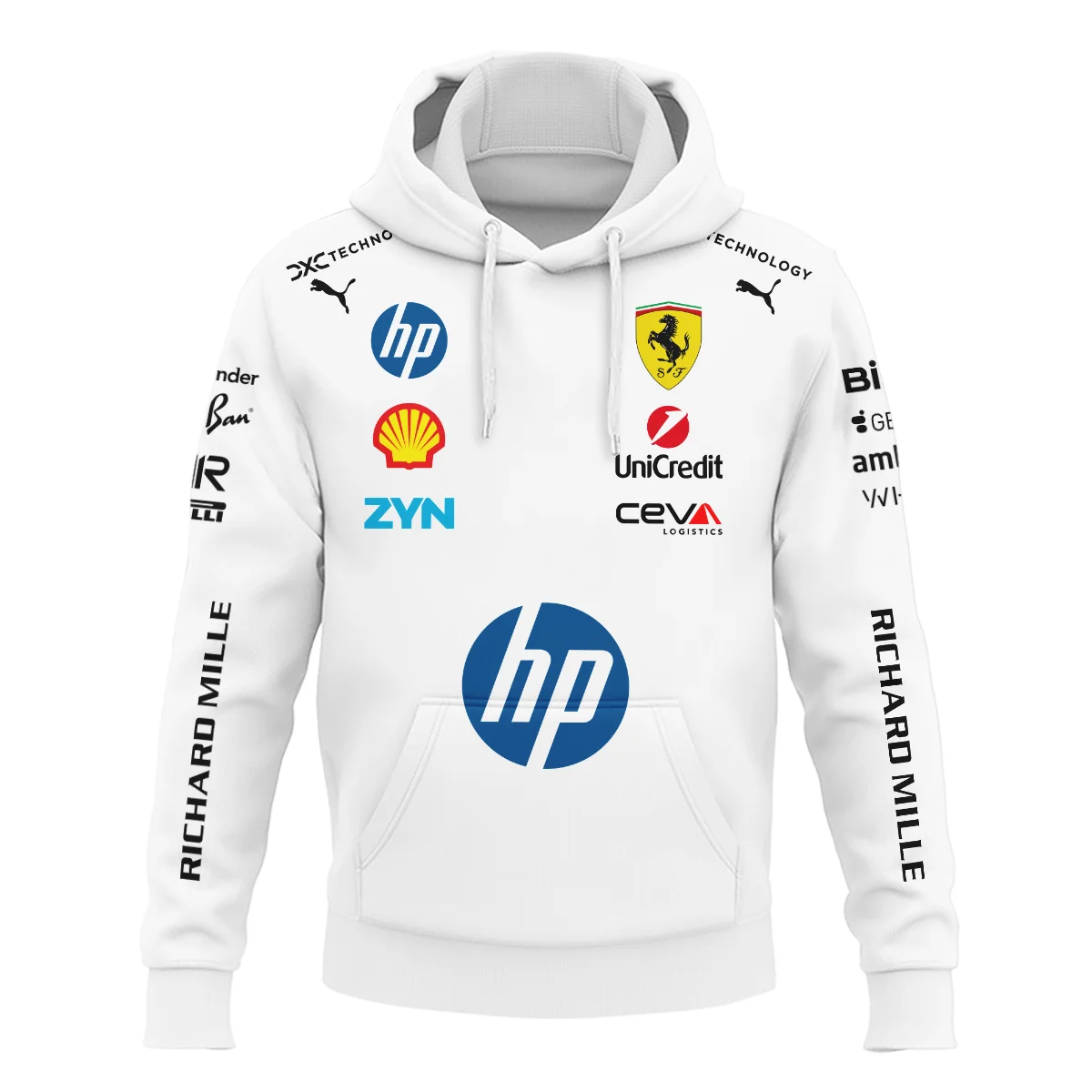 2026 Hamilton 44 Ferrari F1 Teamwear Hoodie BLVAFRR2226A4HD - Image 2