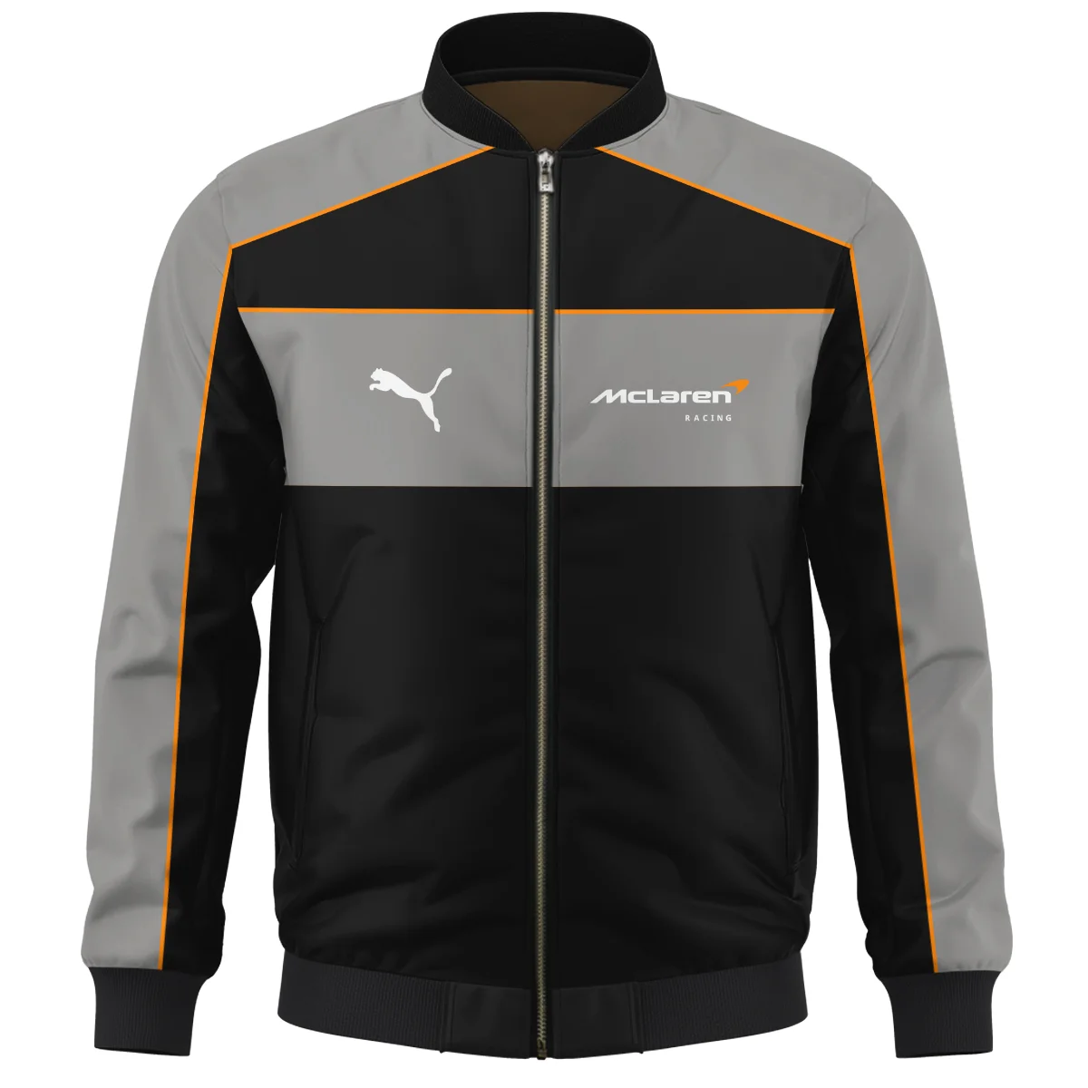 2026 McLaren x Puma F1 Teamwear For Fans Bomber BLVAMCL230125A01BB - Image 2