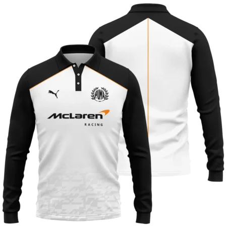 2026 McLaren x Puma F1 Teamwear For Fans Long Polo Shirt BLVAMCL230125A02LPL - Race Day Outfit