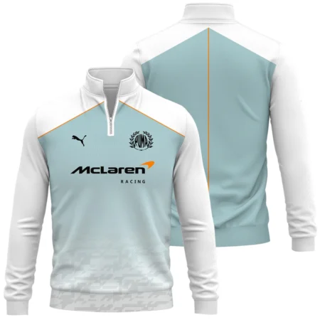 2026 McLaren x Puma F1 Teamwear For Fans Quarter Zip Sweatshirt BLVAMCL230125A03QZS - F1 Fan Gear