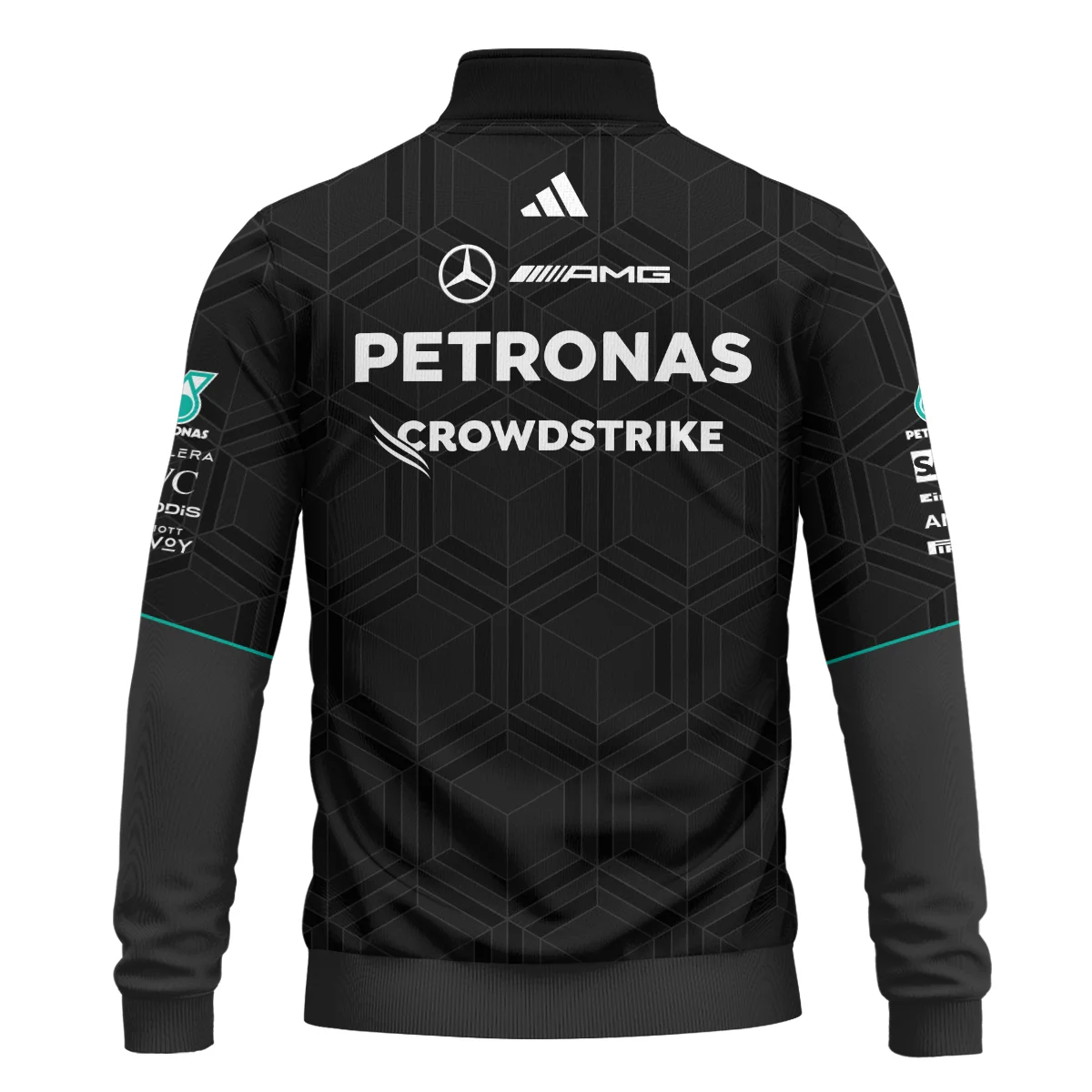2026 Mercedes F1 Teamwear Quarter Zip Sweatshirt BLVAMER1226A3QZS - Image 3