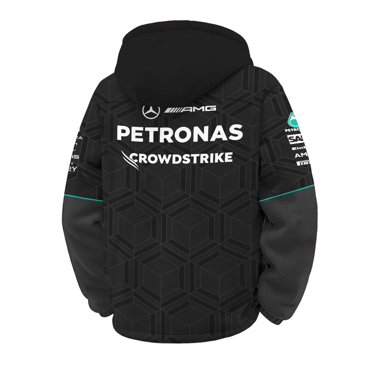 2026 Mercedes F1 Teamwear Winter Fleece Jacket BLVAMER1226A3WFJ - Image 3