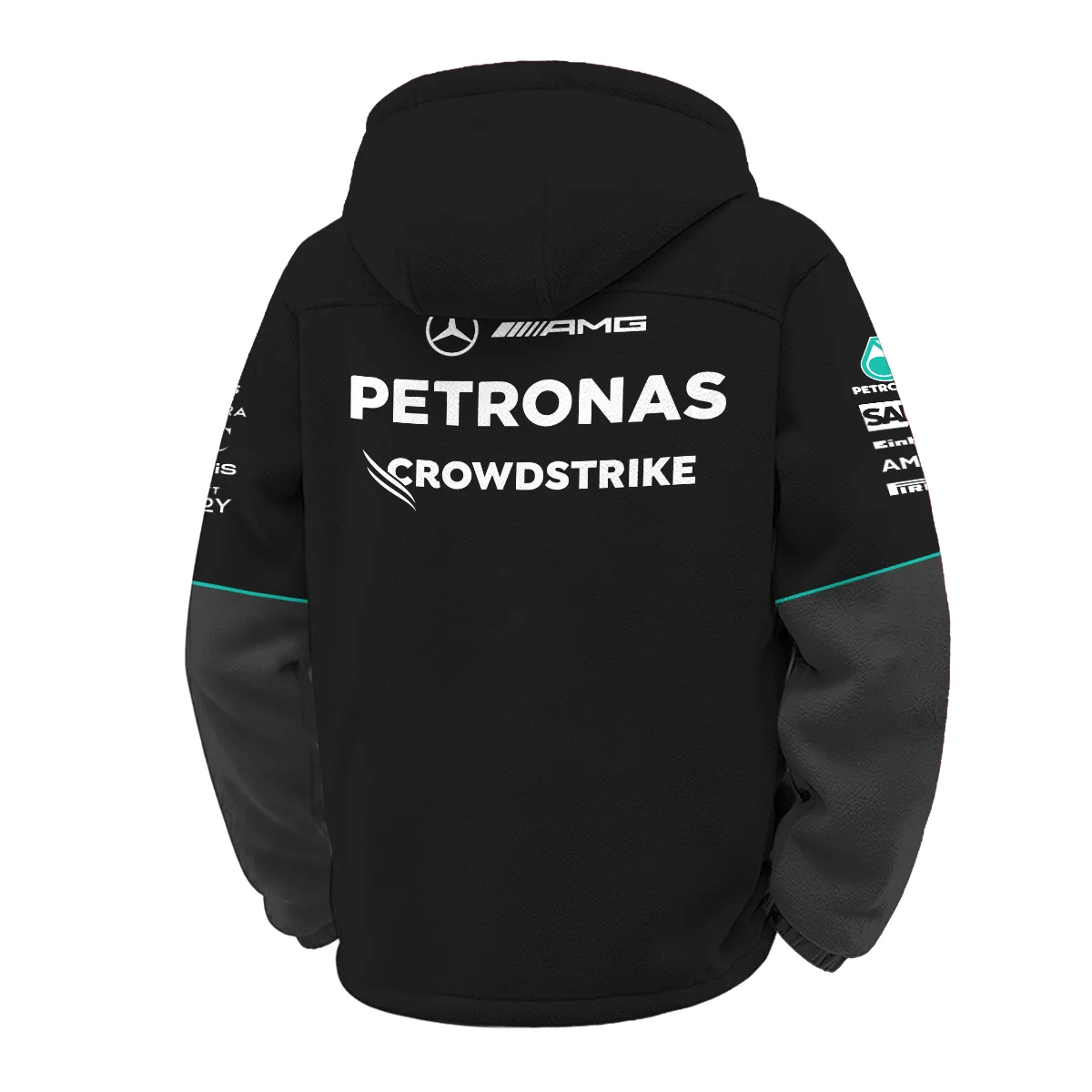 2026 Mercedes F1 Teamwear Winter Fleece Jacket BLVAMER1226A4WFJ - Image 3