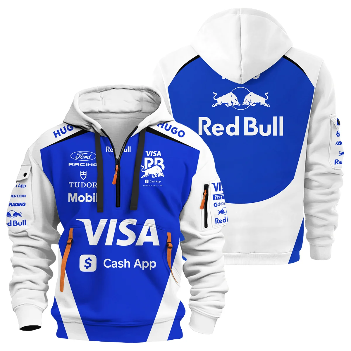 2026 Racing Bulls F1 Teamwear For Fans Hoodie Half Zip BLVARAC160125A02HDF - Motorsport Lifestyle Wear