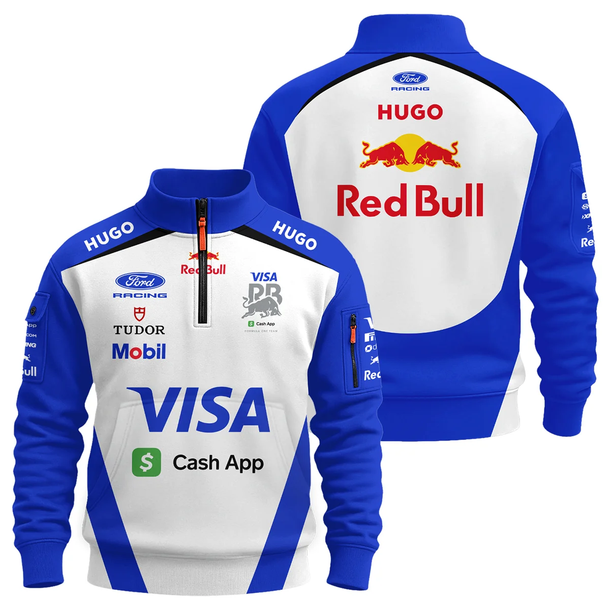 2026 Racing Bulls F1 Teamwear For Fans Sweatshirt Zipper BLVARAC160125A01SHZ - Motorsport Lifestyle Wear