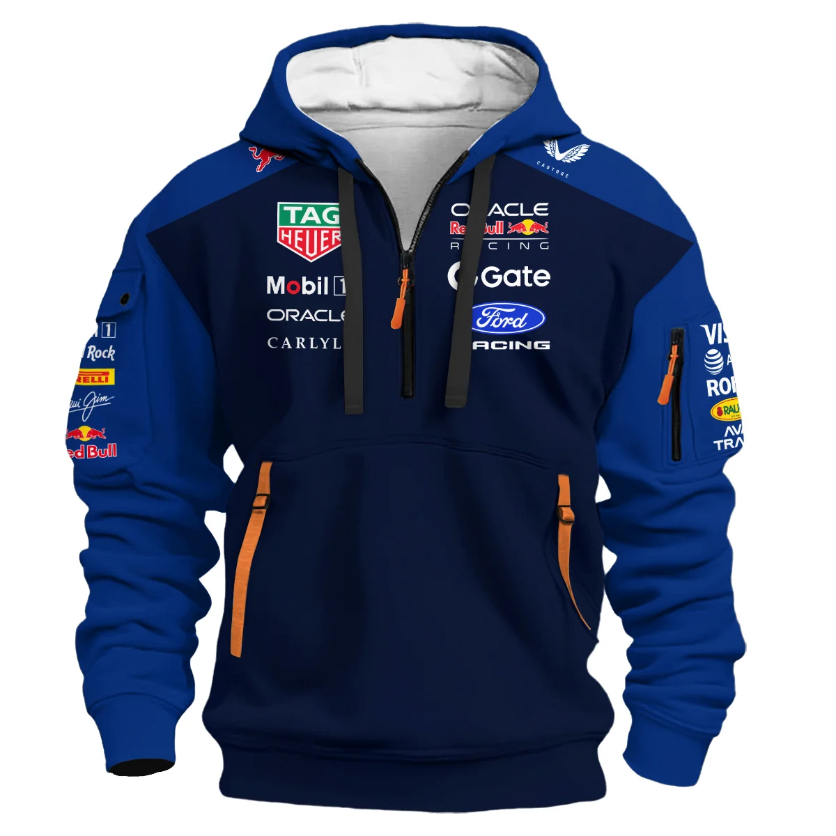 2026 Red Bull Racing F1 Teamwear For Fans Hoodie Half Zip BLVARB160125A02HDF - Image 2