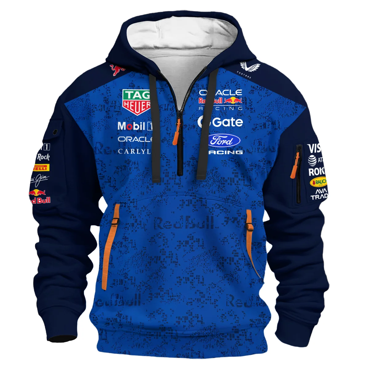 2026 Red Bull Racing F1 Teamwear For Fans Hoodie Half Zip BLVARB160125A03HDF - Image 2