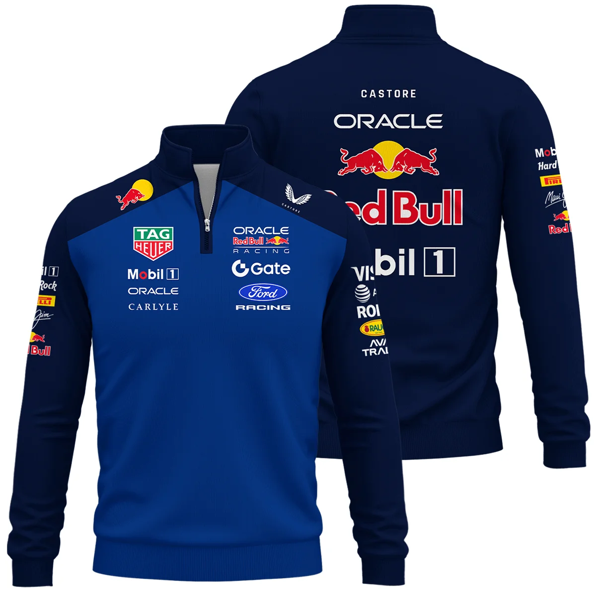 2026 Red Bull Racing F1 Teamwear For Fans Quarter-Zip Sweatshirt BLVARB160125A01QZS - Motorsport Lifestyle Wear