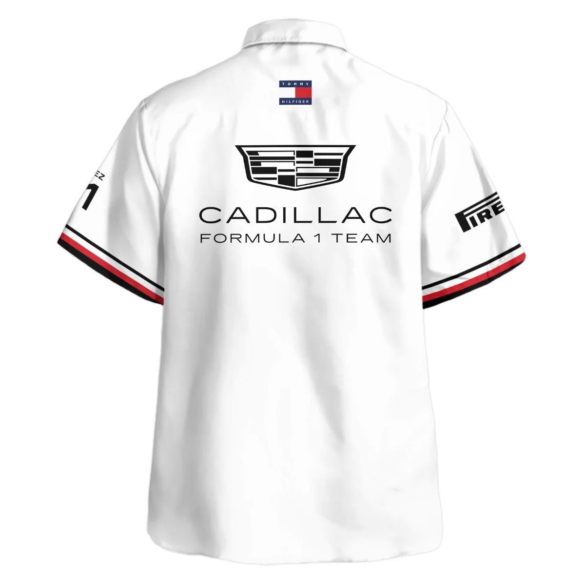 2026 Sergio Perez Cadillac F1 Teamwear Hawaiian Shirt BLVACDL9226A3HW - White - Image 3