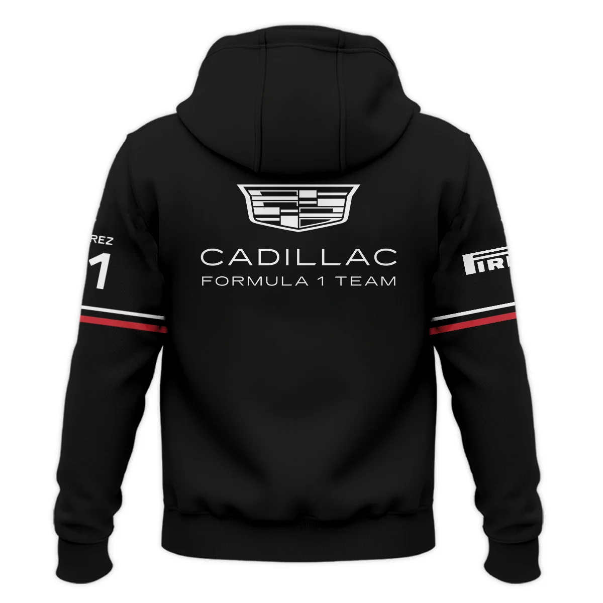 2026 Sergio Perez Cadillac F1 Teamwear Hoodie BLVACDL9226A4HD - Black - Image 3