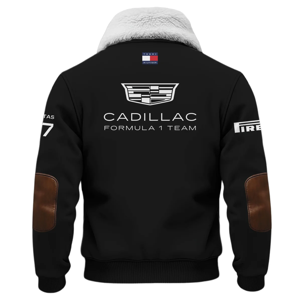 2026 Valtteri Bottas Cadillac F1 Teamwear Fleece Jacket BLVACDL9226A2FJ - Black - Image 3