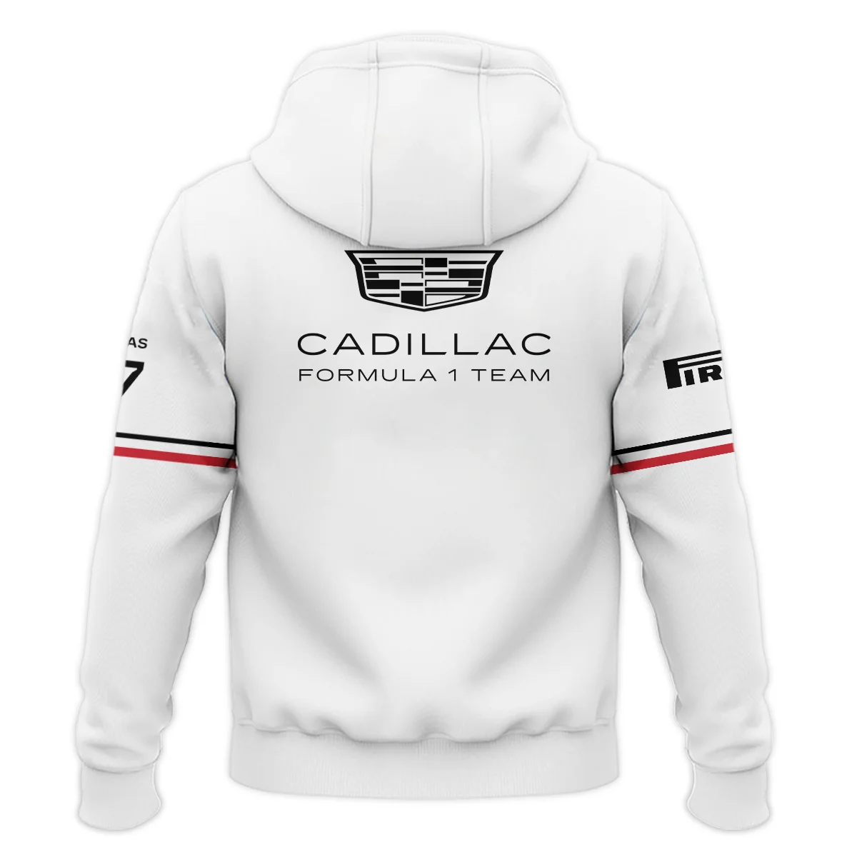 2026 Valtteri Bottas Cadillac F1 Teamwear Hoodie BLVACDL9226A1HD - White - Image 3