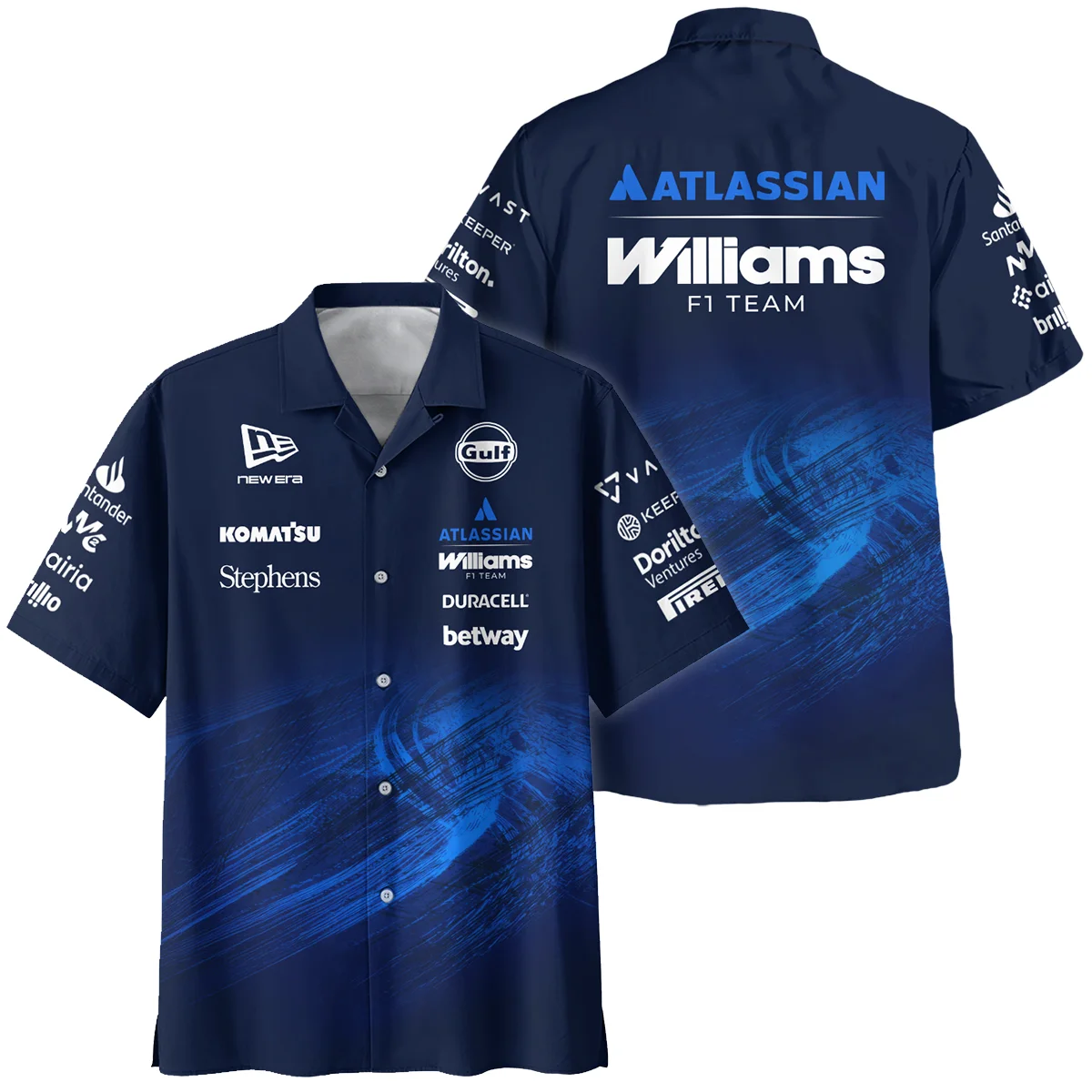 2026 Williams F1 Teamwear Hawaiian Shirt BLVAWIL1226A1HW - Racing Lifestyle Clothing