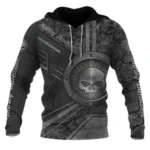 Harley-Davidson Motorcycle Iron Skull Hoodie All Over Prints Gift Fan Love QTVAHL250226A12-HD