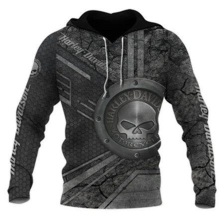 Harley-Davidson Motorcycle Iron Skull Hoodie All Over Prints Gift Fan Love QTVAHL250226A12-HD