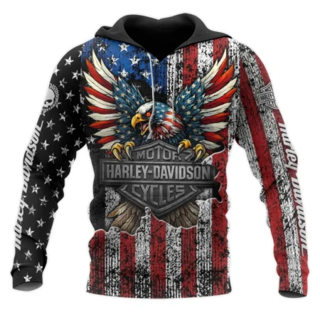 Harley-Davidson Motorcycle American Spirit Hoodie All Over Prints Gift Fan Love QTVAHL250226A13-HD