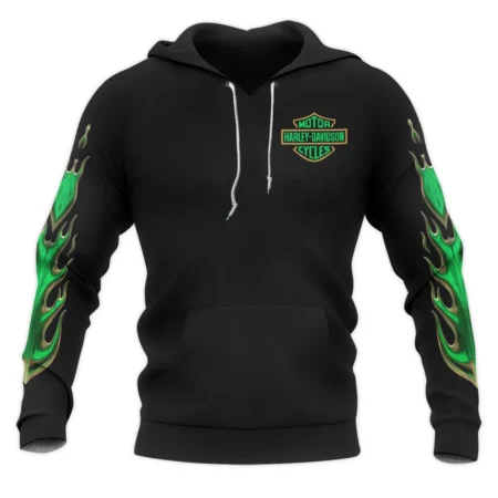 Harley-Davidson Motorcycle Green Phantom Hoodie All Over Prints Gift Fan Love QTVAHL250226A15-HD