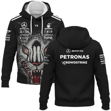 2026 Japan GP Y-3 x Mercedes F1 - Hoodie BLMER18326A1HD - Motorsport Apparel