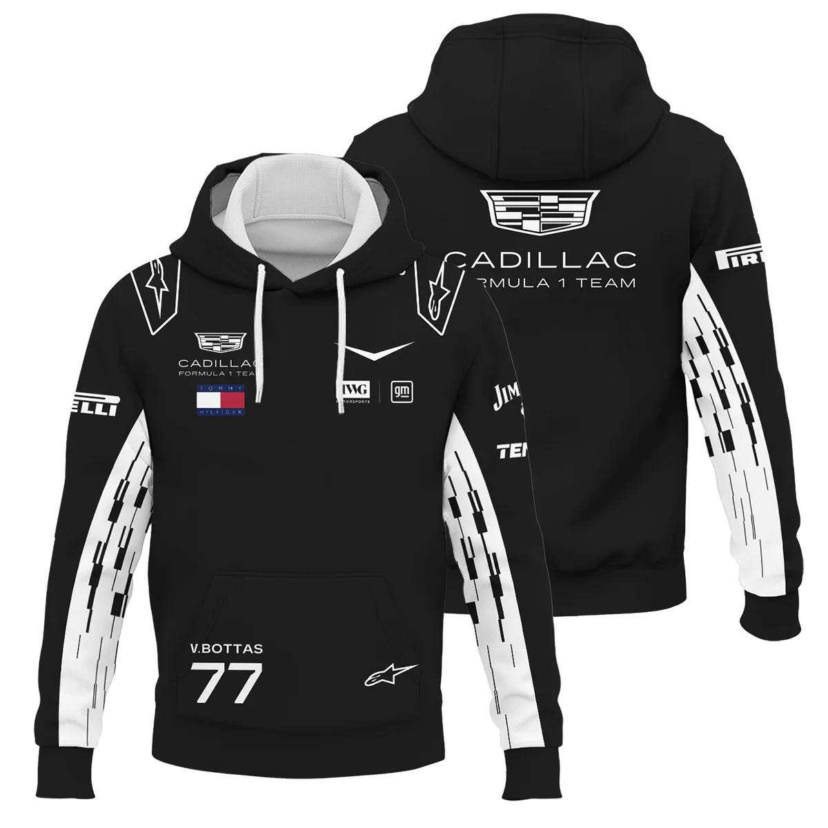 2026 Valtteri Bottas Cadillac F1 Team Apparel Hoodie BLVA9326VB3HD