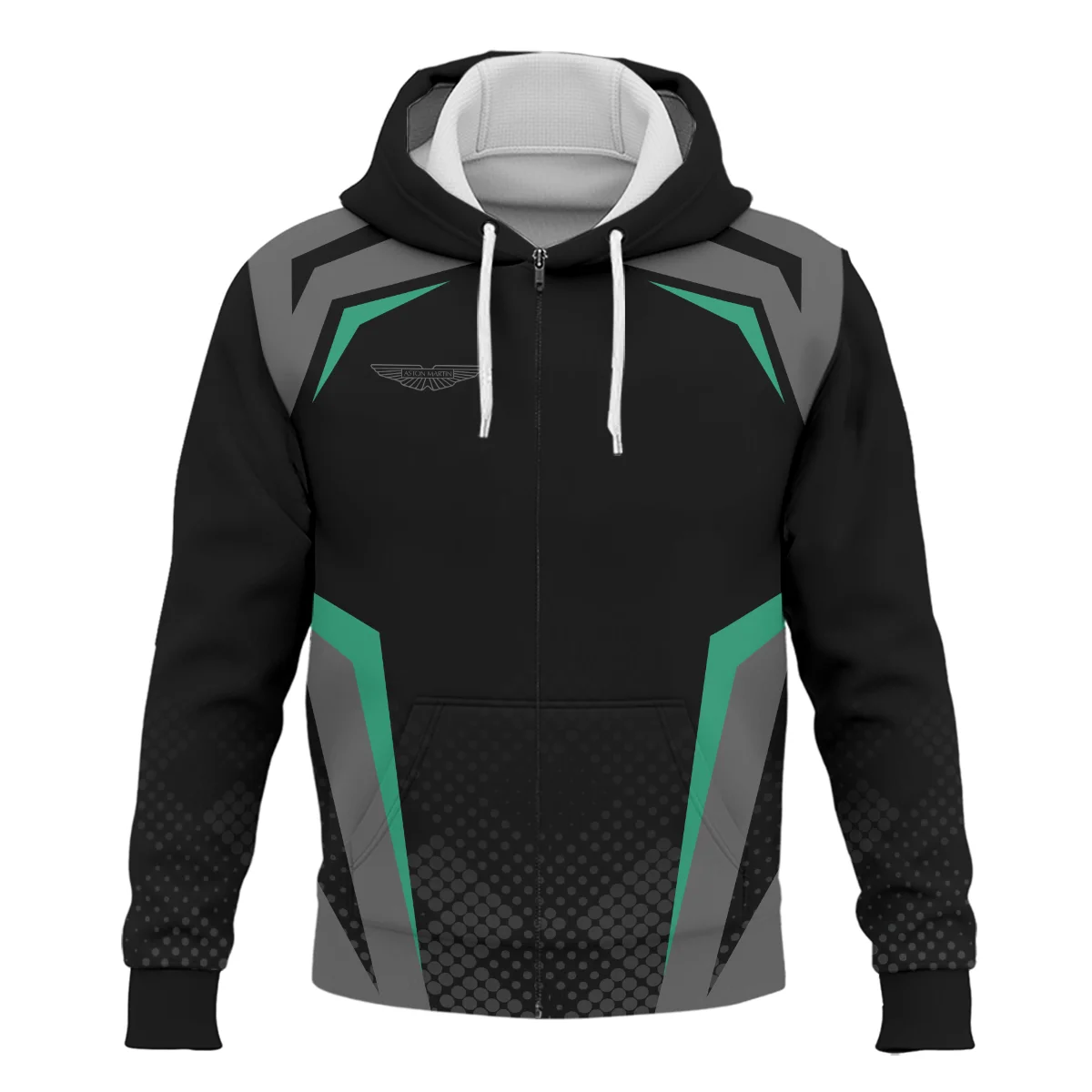 Aston Martin F1 Teamwear Zipper Hoodie BLVA5326A3AMZHD - Image 2