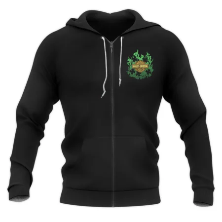 Harley-Davidson Motorcycle Fortune Hunter Zipper Hoodie All Over Prints Gift Fan Love QTVAHL250226A14-ZHD