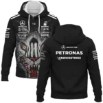2026 Japan GP Y-3 x Mercedes F1 - Zipper Hoodie BLMER18326A1ZHD - Motorsport Apparel