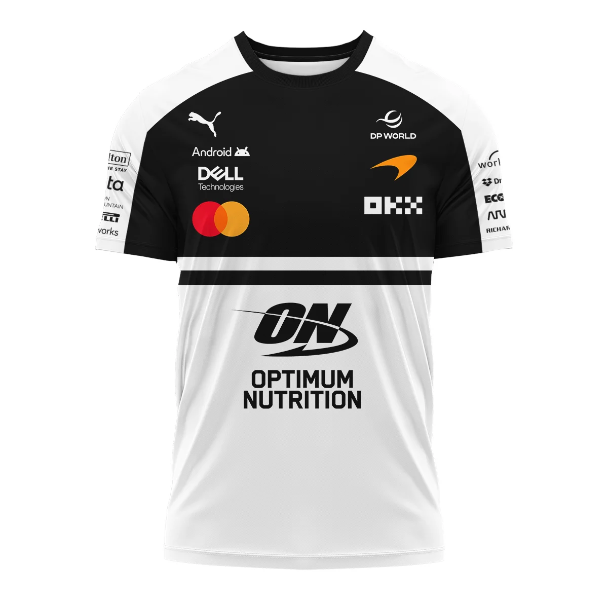 2026 McLaren F1 Teamwear For Fans T-Shirt BLMCL25126A2TS - White - Image 2