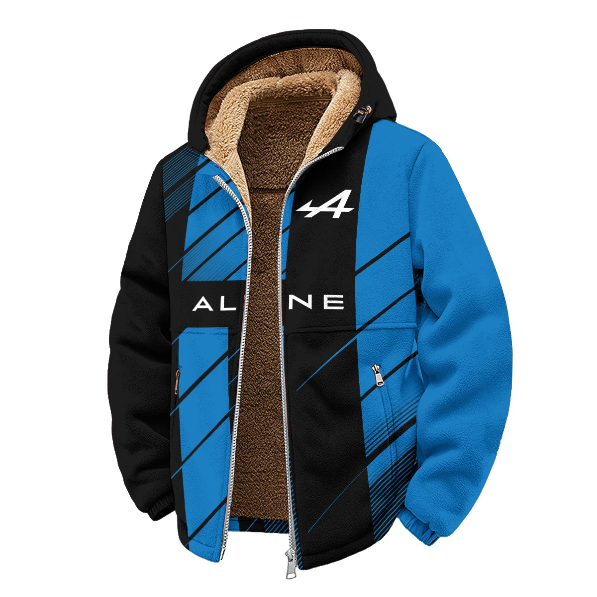 Alpine F1 Teamwear Winter Fleece Jacket BLVA5326A2ALPWFJ - Image 2